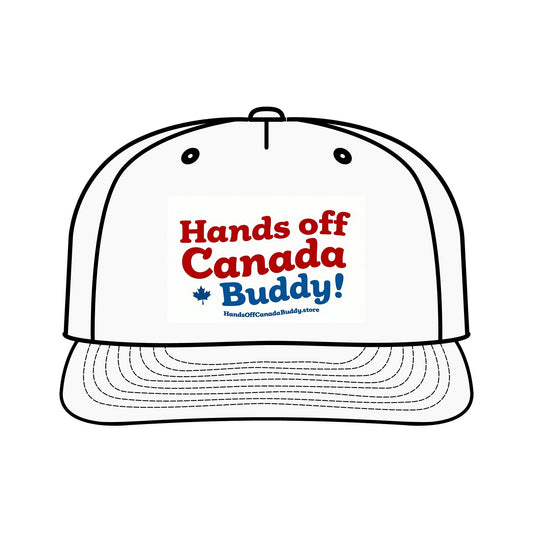 Fun Surf Cap - 'Hands off Canada Buddy!' Design for Beach Lovers