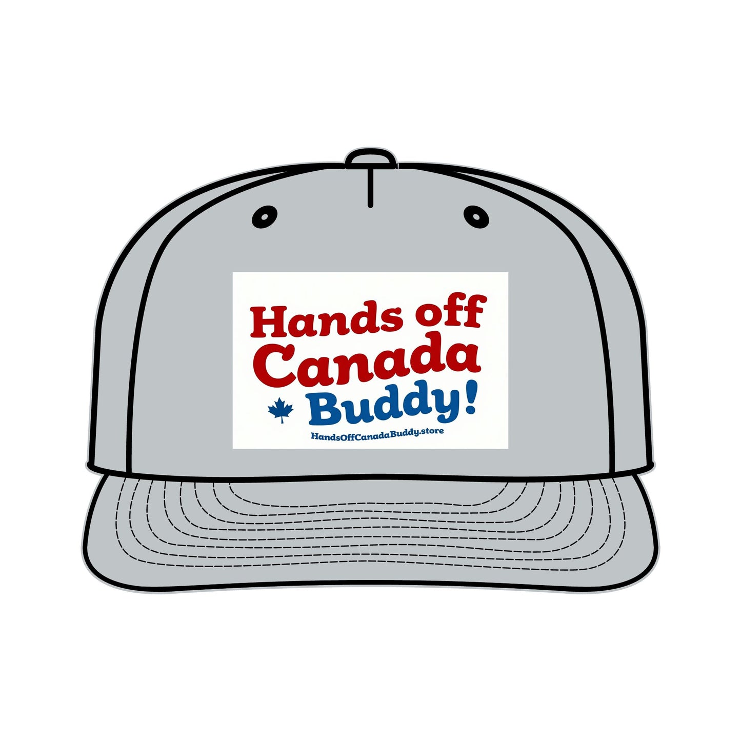 Fun Surf Cap - 'Hands off Canada Buddy!' Design for Beach Lovers