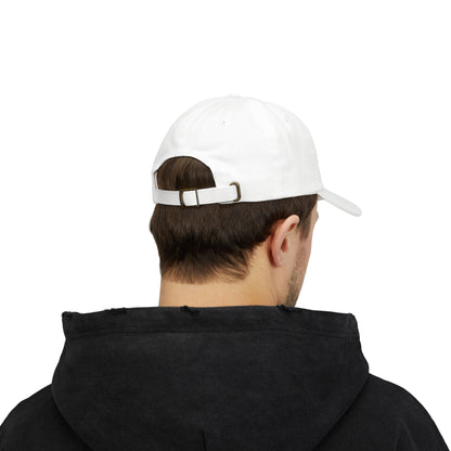 Hands Off Classic Dad Cap - Stylish White Hat for Casual Outings and Dad Gifts